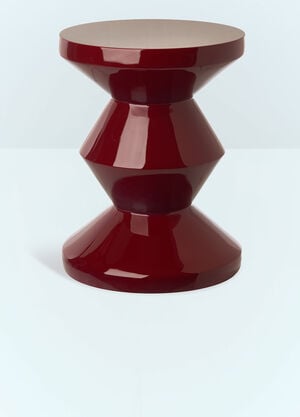 Polspotten Zig Zag Stool Burgundy wps0691161