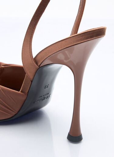 Saint Laurent Lola Sandals Brown sla0258013