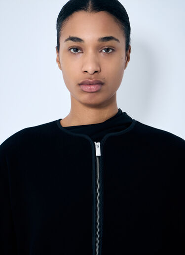 TOTEME Felted Wool-Blend Jacket Black tot0259039
