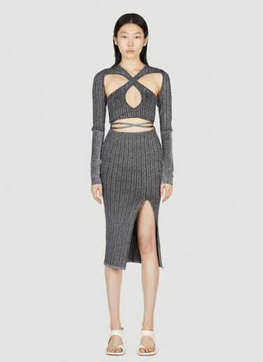 Wrap Dress Ester Manas Wrap Dress Grey est0252006