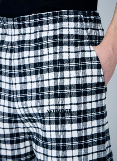 Vetements 金属色褶皱睡裤 黑色 vet0160001