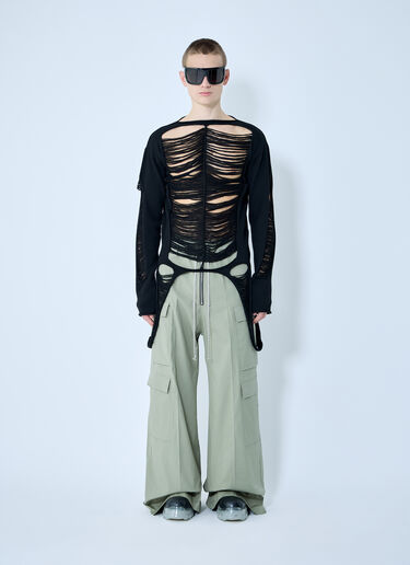 Rick Owens Laddered Sweater Black ric0160007