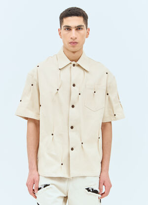 Kusikohc Multi Rivet Denim Shirt Beige kus0156003