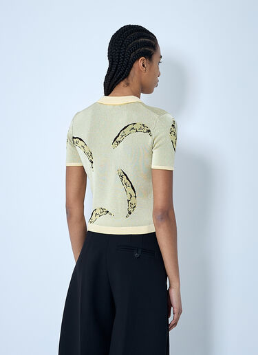 Jacquemus Le Polo Marino Shirt Yellow jac0260013