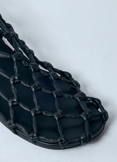 Jil Sander デコルテバレリーナパンプス  ブラック jil0259020