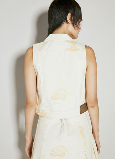 Our Legacy Mini Denim Vest Cream our0255005