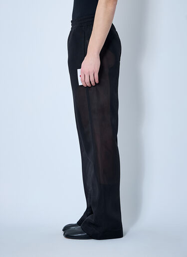 Walter Van Beirendonck 메시 팬츠  블랙 wlt0160001