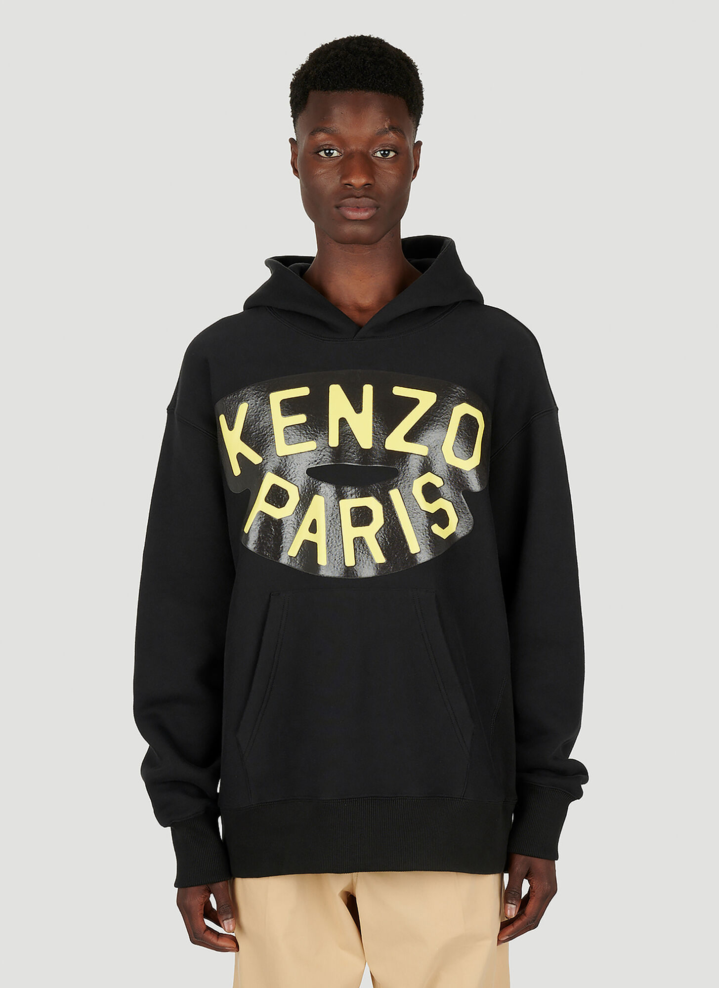 Shop Kenzo Sailor Hooded Sweatshirt In Black