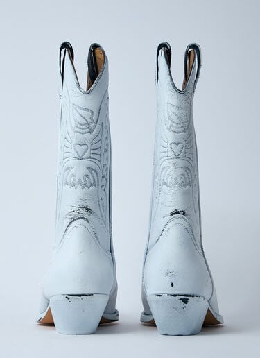 MM6 Maison Margiela Florence Cowboy Boots Black mmm0160006