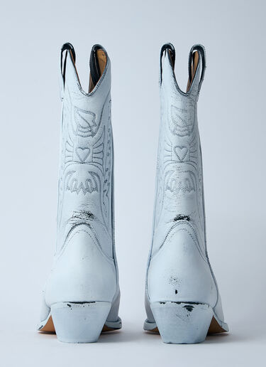 Florence Cowboy Boots MM6 Maison Margiela Florence Cowboy Boots Black mmm0160006