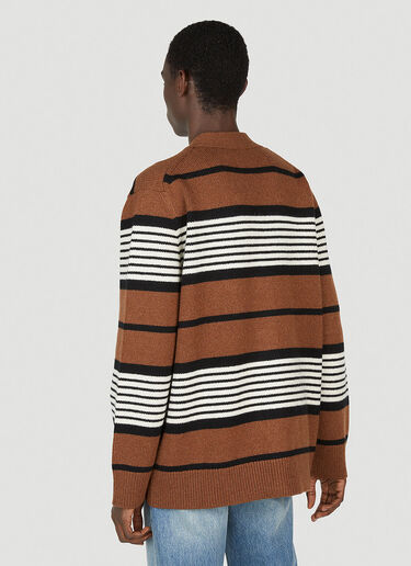 Burberry 徽标贴饰开衫 棕色 bur0152040