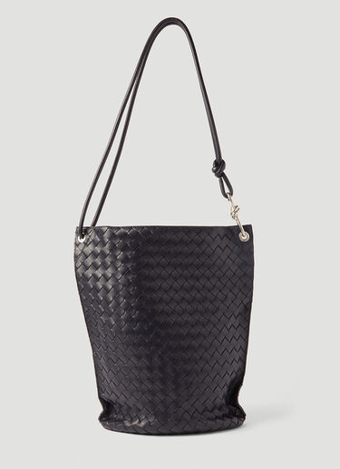 Bottega Veneta Medium Knot Bucket Tote Bag Black bov0151099