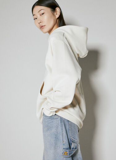 로고 후드 스웨트셔츠 Vivienne Westwood 로고 후드 스웨트셔츠 베이지 vvw0254002
