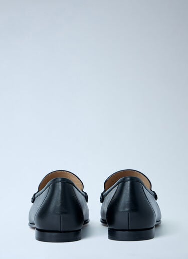 Chloé Leather Loafers Black chl0263066