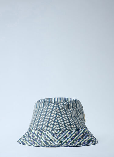 Striped Bucket Hat Moncler Striped Bucket Hat White mon0164020