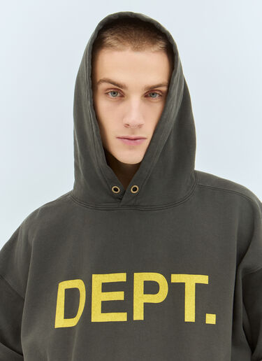 Gallery Dept. Size Logo Hooded Sweatshirt Grey gdp0158012