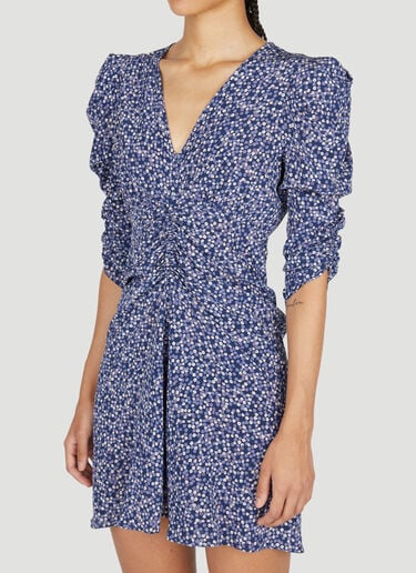 アリニザ プリント ドレス Isabel Marant アリニザ プリント ドレス ブルー ibm0253006