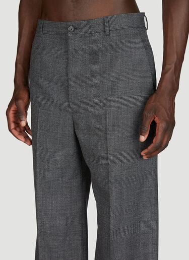 Balenciaga Regular Fit Tailored Pants Grey bal0155005