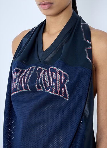 Jersey Halter Neck Top Alexander Wang Jersey Halter Neck Top Navy awg0260002