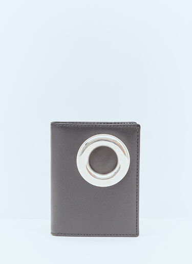 Comme des Garçons Wallet 실버 아이릿 지갑 블랙 cdw0357010
