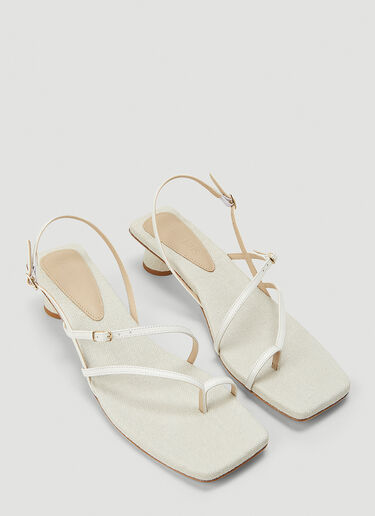 Jacquemus Les Sandales Basgia Sandals White jac0244062