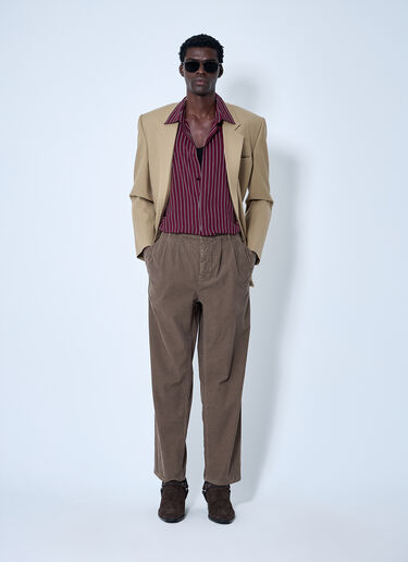 Saint Laurent Corduroy Pants Beige sla0159007