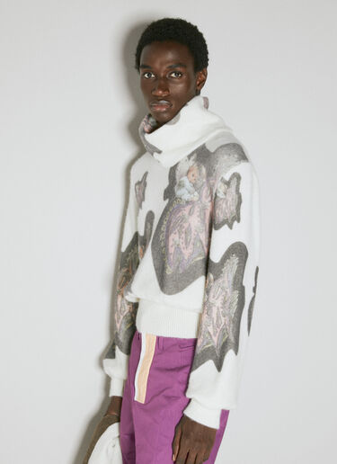 Angelos Jacquard Sweater Kiko Kostadinov Angelos Jacquard Sweater Pink kko0154011