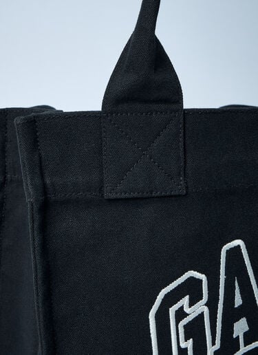 GANNI Large Easy Shopping Tote Bag Black gan0261034
