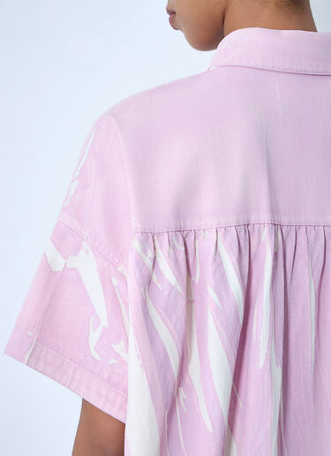 Marni Cotton Poplin Button-Down Shirt Pink mni0263001