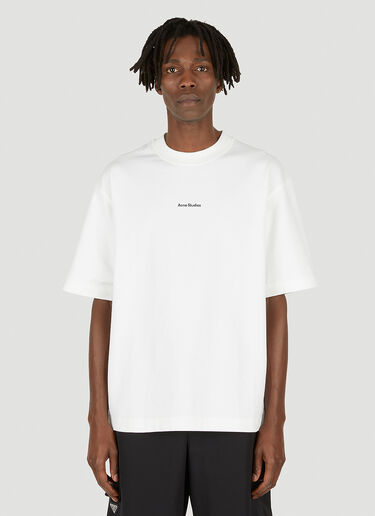 Acne Studios Logo T-Shirt White acn0148029