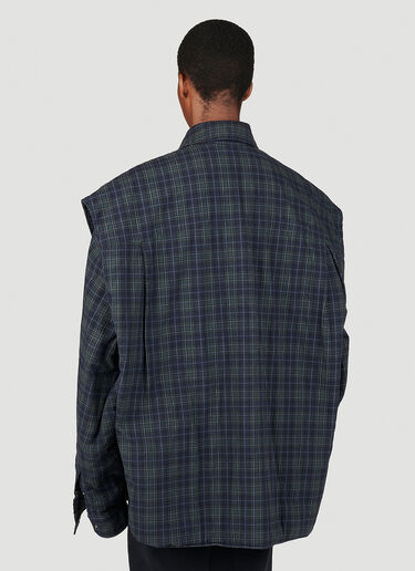 Oversized Detachble Shirt Balenciaga Oversized Detachble Shirt Grey bal0253004