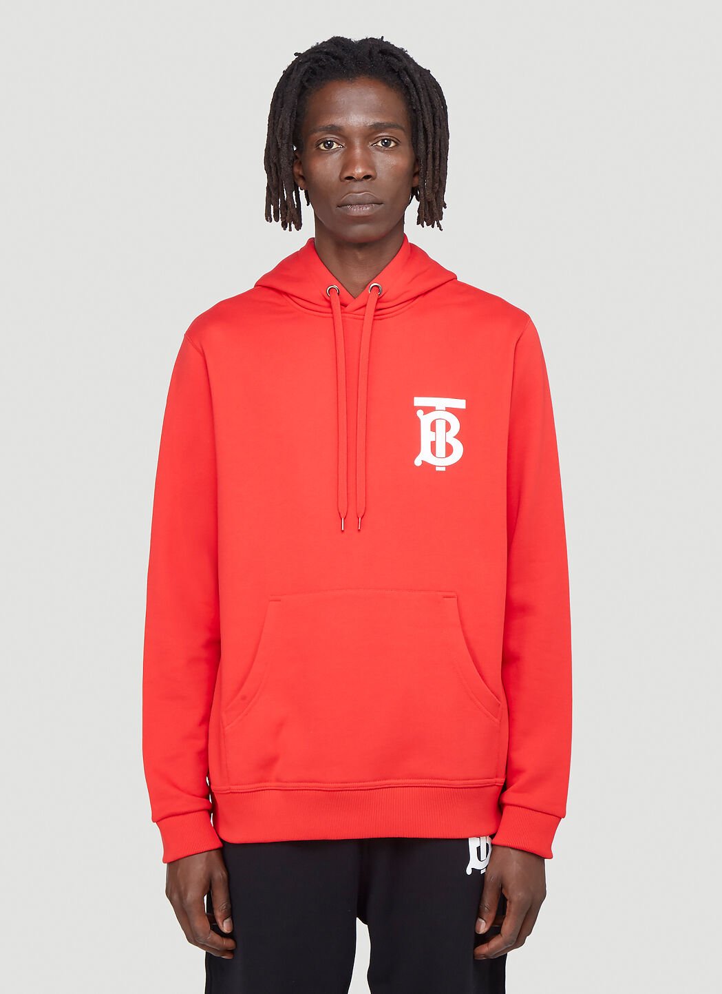 Burberry red shop hoodie