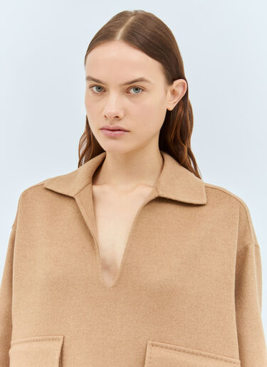 Long Camel Hair Caftan Dress Max Mara Long Camel Hair Caftan Dress Camel max0258036