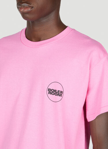 Boiler Room Logo T-Shirt Pink bor0153008