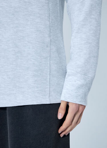 LN-CC® - Entire Studios: Thermal Long Sleeve Top - Grey Entire Studios Thermal Long Sleeve Top Grey ent0266023