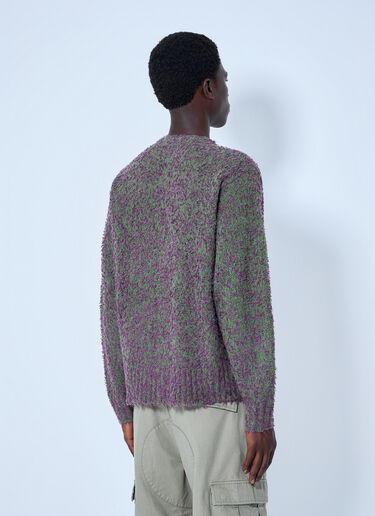 LN-CC® - Stüssy: Textured Cardigan - Purple Stüssy Textured Cardigan Purple sts0164035