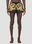 Alexander McQueen Baroque Swim Shorts Yellow amq0150033