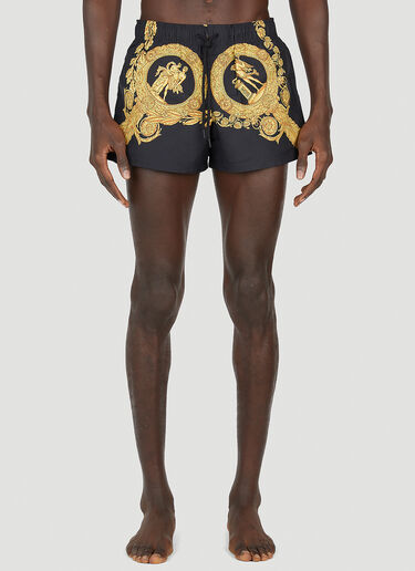 Versace Baroque Swim Shorts Black ver0152002
