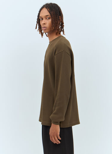Burberry EKD ワッフルニットトップ  ブラウン bur0157017