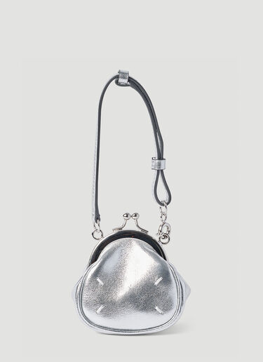 Maison Margiela Tabi Micro Coin Purse Silver mla0251043