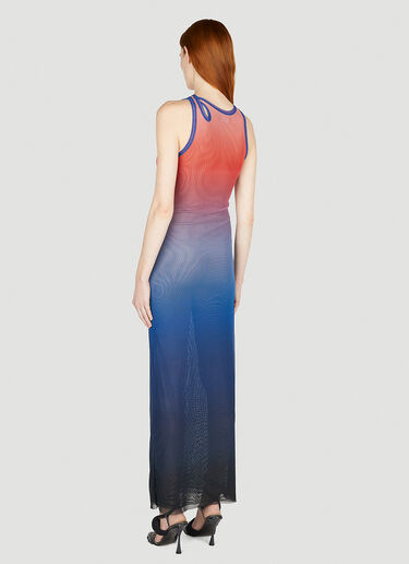 Ottolinger Mesh Tank Maxi Dress Blue ott0251032