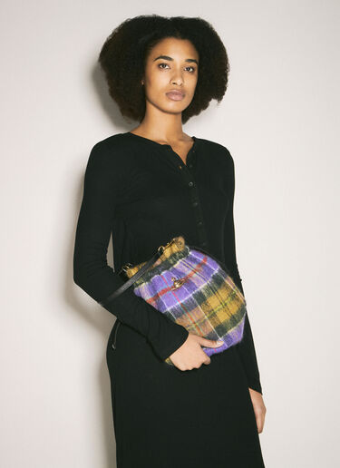 Vivienne Westwood 抽绳手包 紫色 vvw0258005