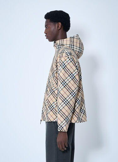 Burberry 체크 집업 후드 재킷  베이지 bur0159048