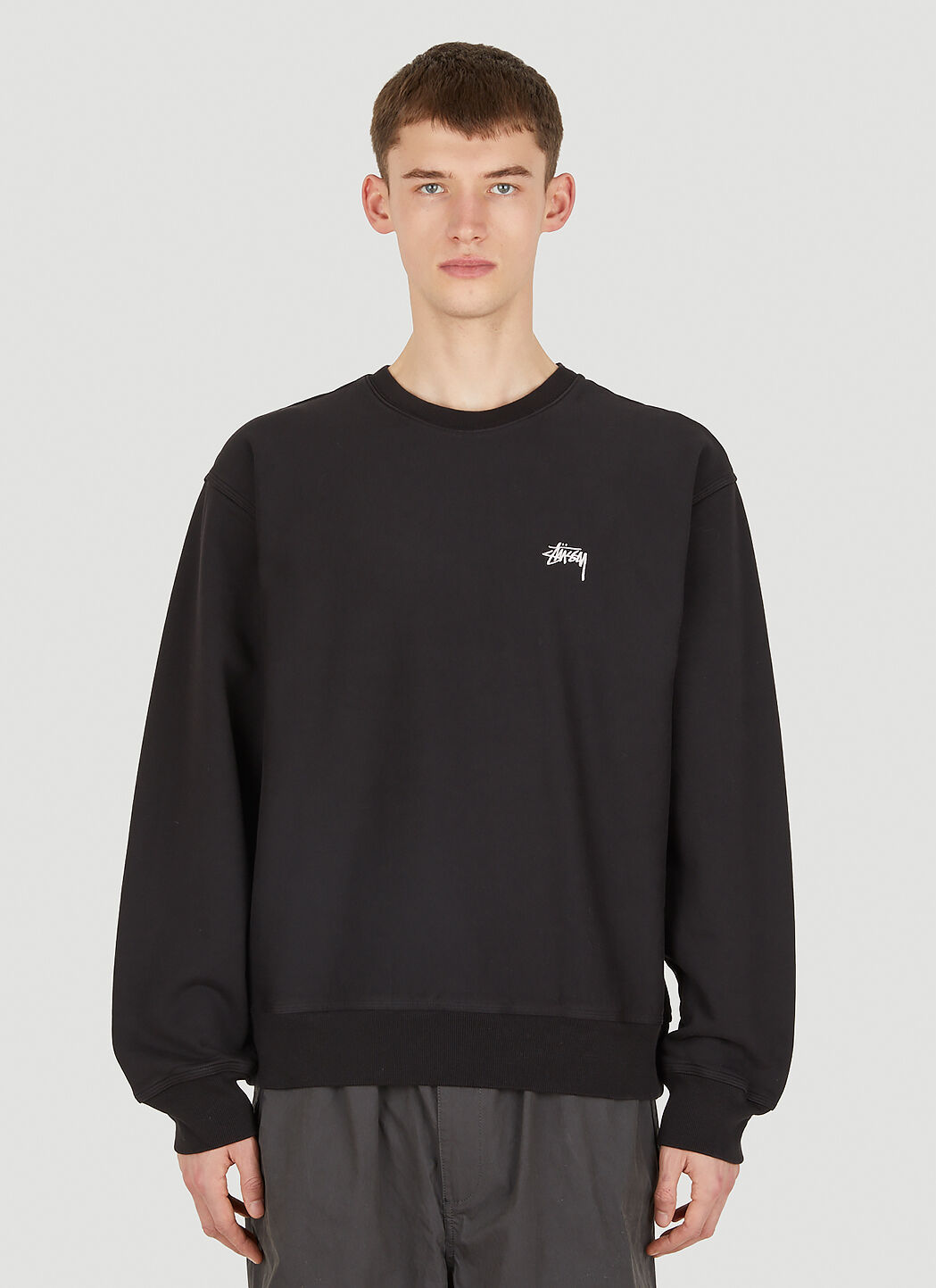 Stussy embroidered sweatshirt 2025