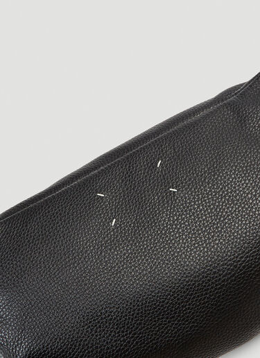 Oversized Leather Belt Bag Maison Margiela Oversized Leather Belt Bag Black mla0139046
