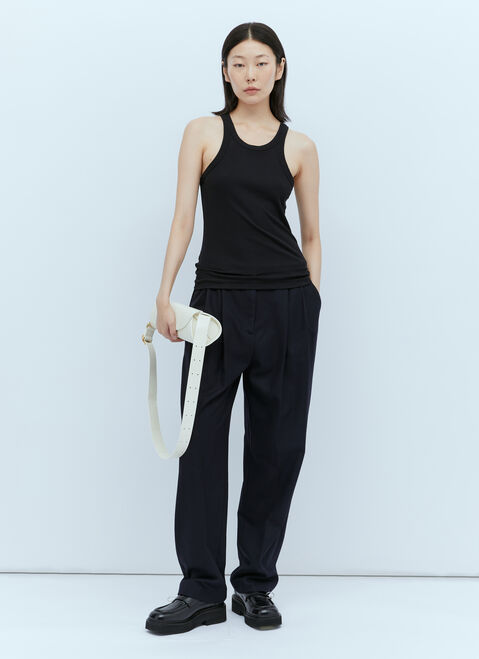 TOTEME Double-Pleated Tailored Pants Blue tot0254013