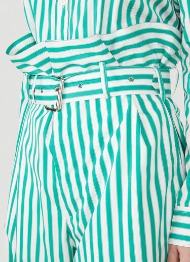 Plan C Striped Pants Green plc0247016