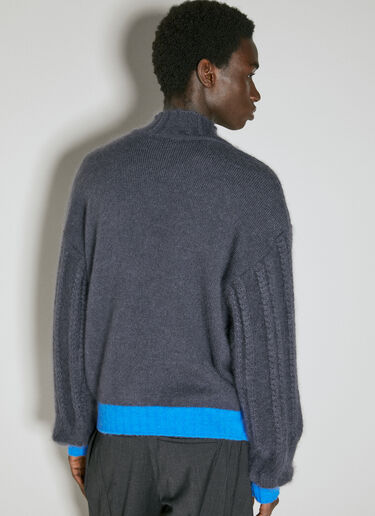 Kiko Kostadinov 마리안 니트 스웨터 블루 kko0154012