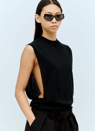 Cat-Eye Logo Sunglasses Burberry Cat-Eye Logo Sunglasses Black lxb0255002