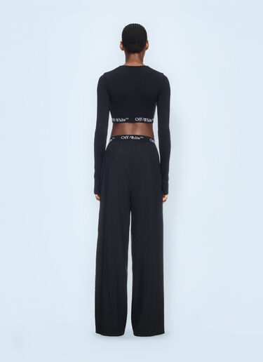 Off-White Logo Band Pants Black ofw0260028
